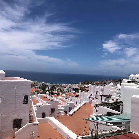 Appartamento Birgitt En Aloha Garden Con Vista Mar Y Piscina